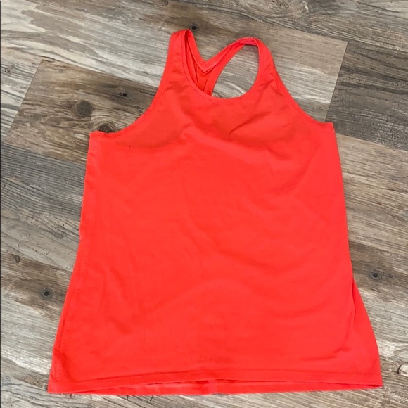 Athleta Tops - Athleta EUC orange racer back tank medium